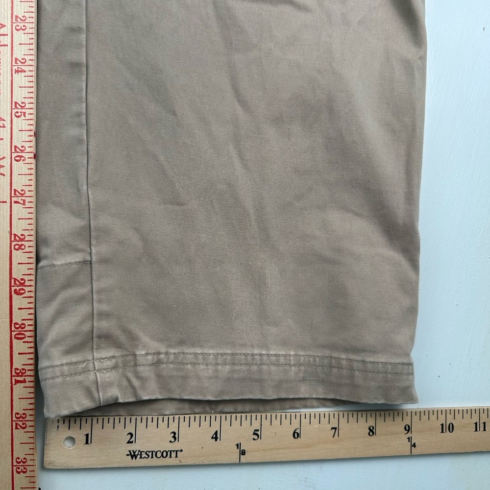 Cabela's Cargo Pants Mens 38x32 Khaki Beige Elastic Waist Cotton Stretch - Picture 6 of 12